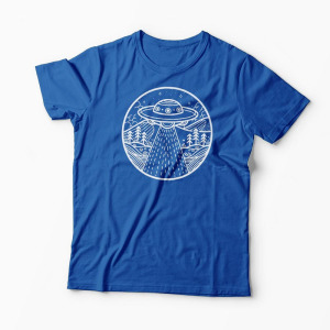 Tricou Extraterestru Ufo - Bărbați-Albastru Regal